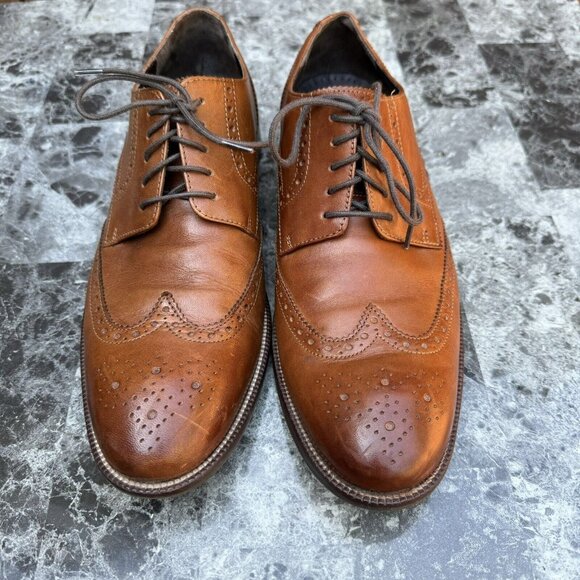 Cole Haan Other - Cole Haan Mens Hamilton Grand Wingtip Oxford Brown Dress Shoes Size 10 M